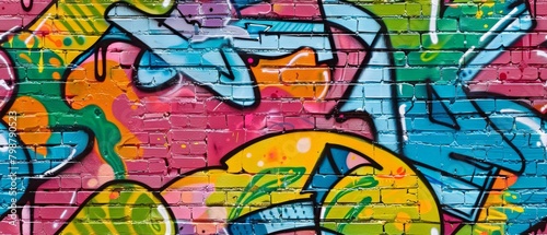 Seamless Graffiti Background Wallpaper