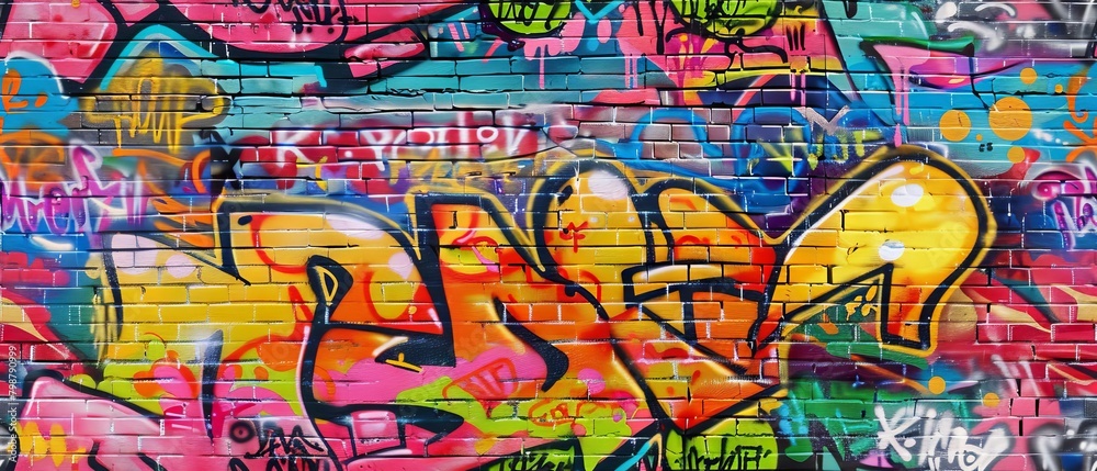 Seamless Graffiti Background Wallpaper