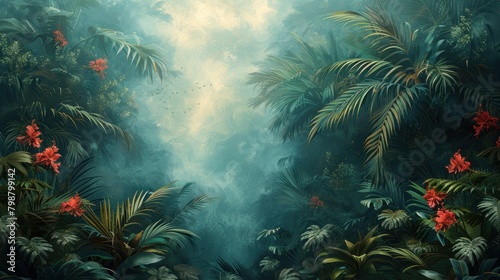 Tropical background wallpaper