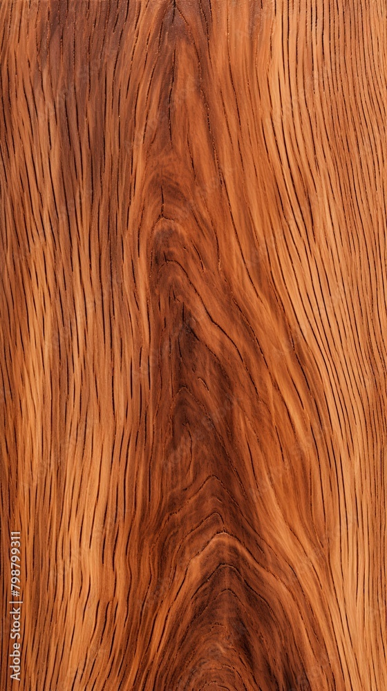Naklejka premium Uninterrupted Grain of Super Long Walnut Wood Planks