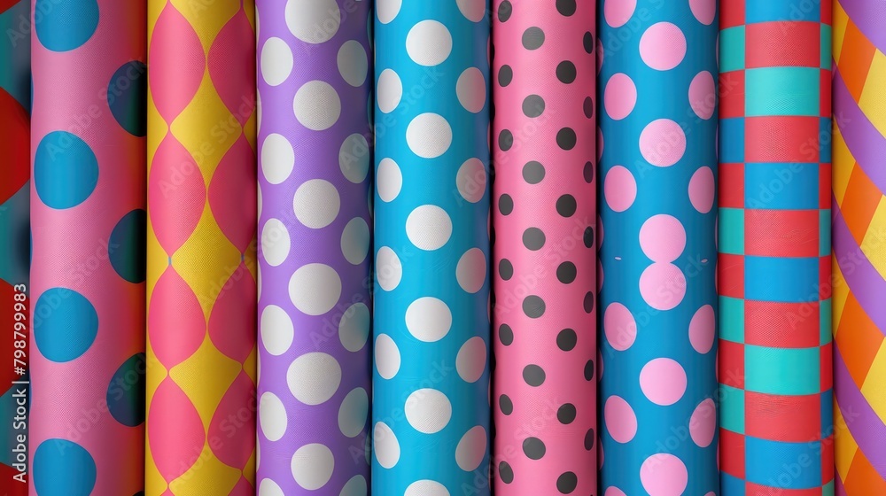 Specify the incorporation of checkerboard and polka dot patterns, popularized by 80's and 90's fashion and interior design trends, into the seamless background. Specify the incorporation of checkerboard and polka dot patterns, popularized by 80's and 90's fashion and interior design trends, into the seamless background.