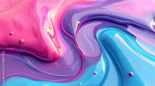 A paint splash colorfull rainbow paint or ink design