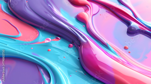 A paint splash colorfull rainbow paint or ink design