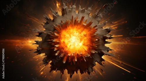 Abstract background with Shockwave explosion UHD WALLPAPER