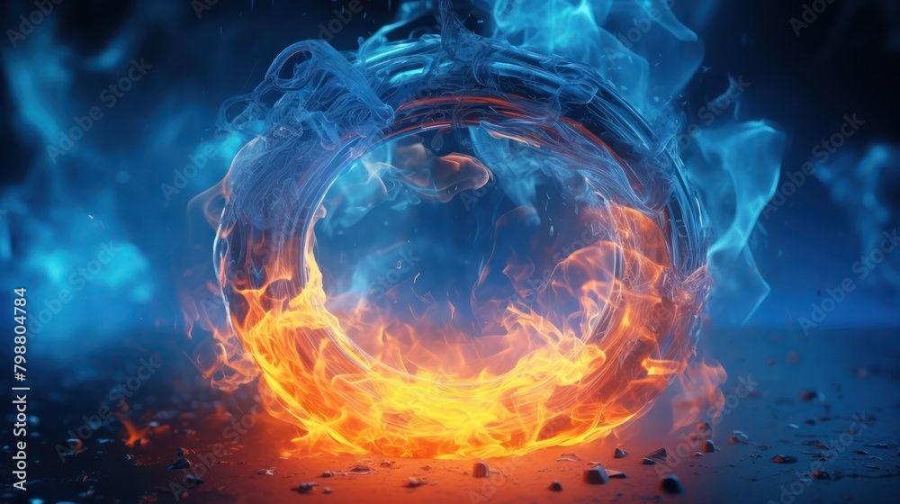Abstract blue neon flame smoke and plasma effec UHD WALLPAPER Abstract blue neon flame smoke and plasma effec UHD WALLPAPER