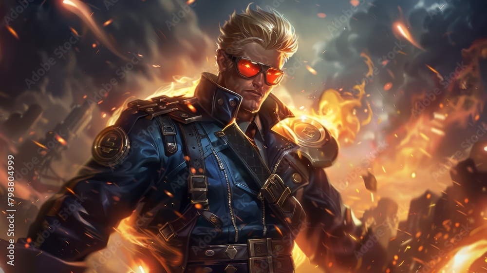 Fantasy superhero gaming wallpaper background Fantasy superhero gaming wallpaper background