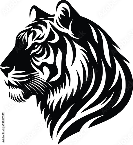 Wallpaper Mural tiger silhouette Torontodigital.ca