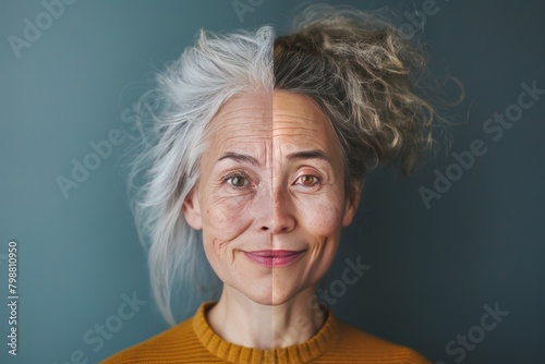Before after skincare adaptations integrate youthful vitality in life depictions, focusing on barrier enhancements and age portrayals in aging discussions.