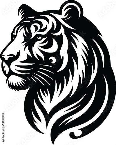 Wallpaper Mural tiger silhouette Torontodigital.ca