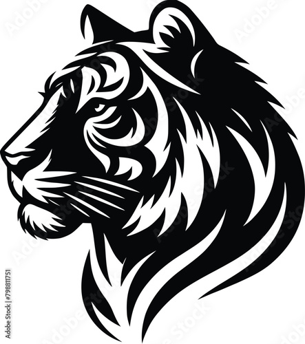 Wallpaper Mural tiger silhouette Torontodigital.ca