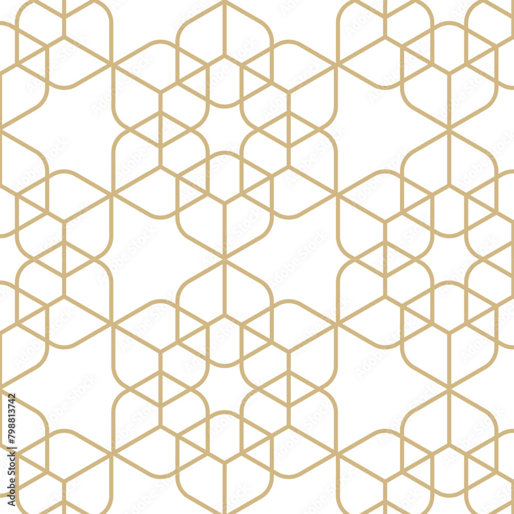 Naklejka premium Abstract simple geometric Vector seamless pattern design elements line texture on white background, labels and frames for packaging for luxury products in trendy linear style