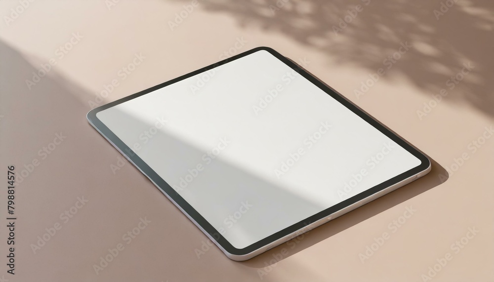 Tablet Mockup for Application Presentation, Web Design or User Interface Design - Template for Representation and Presentation of Design Tablet Mockup for Application Presentation, Web Design or User Interface Design - Template for Representation and Presentation of Design