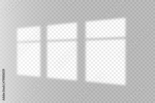 Transparent shadows overlay effect for design