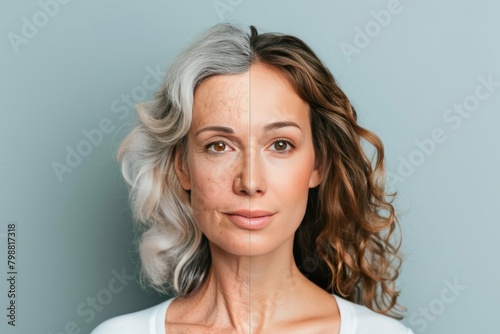 Aging process manages generational health aging divides, integrating skincare processes with age elasticity discussions and portrait half strategies.