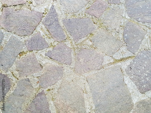 Cobblestone pavement texture. Abstract background and texture for design.