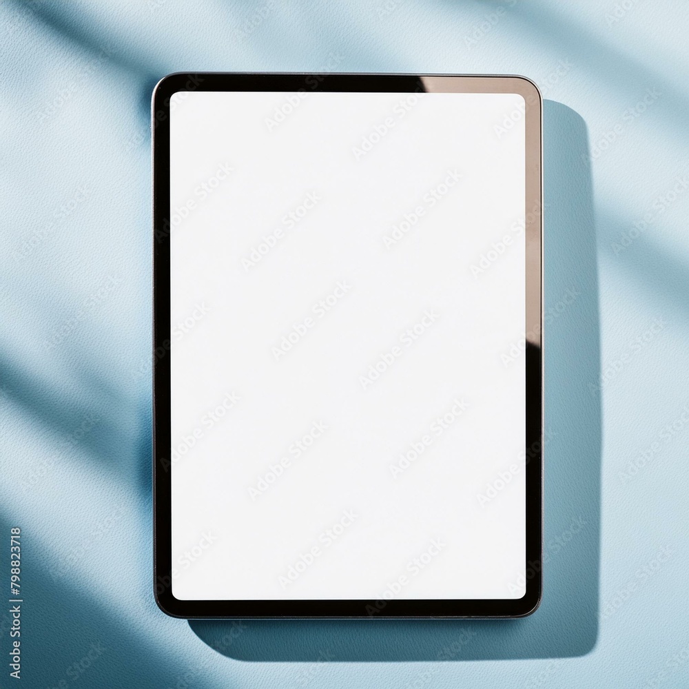 Tablet Mockup for Application Presentation, Web Design or User Interface Design - Template for Representation and Presentation of Design 