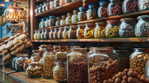 As you enter, the inviting aroma of freshly roasted nuts fills the air, tantalizing your senses and whetting your appetite. Take a moment to explore our carefully curated displays, where rows of glass photo