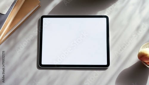 Tablet Mockup for Application Presentation, Web Design or User Interface Design - Template for Representation and Presentation of Design 