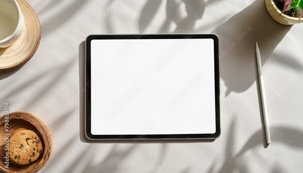 Tablet Mockup for Application Presentation, Web Design or User Interface Design - Template for Representation and Presentation of Design Tablet Mockup for Application Presentation, Web Design or User Interface Design - Template for Representation and Presentation of Design