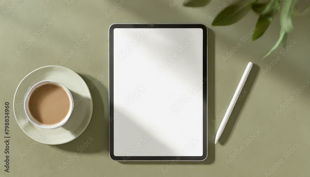 Tablet Mockup for Application Presentation, Web Design or User Interface Design - Template for Representation and Presentation of Design Tablet Mockup for Application Presentation, Web Design or User Interface Design - Template for Representation and Presentation of Design