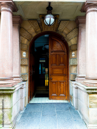 entrance to the building