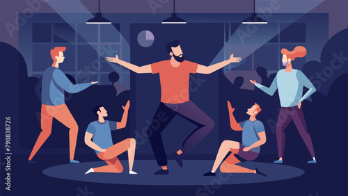 In a dimly lit studio men release their daily stresses and challenges through powerful and cathartic dance connecting with their bodies and minds.