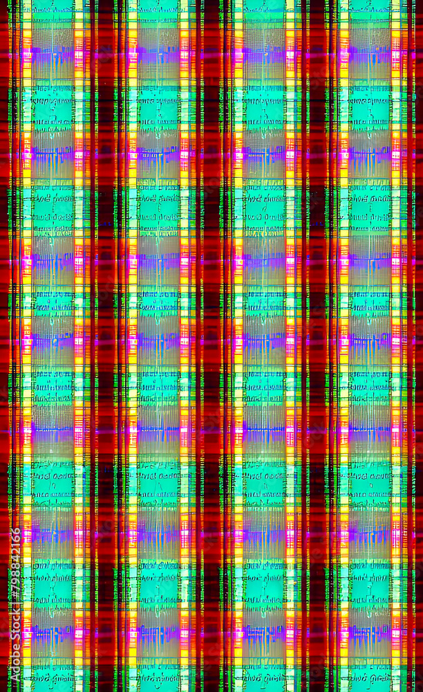 Colorful geometric checkered seamless pattern, Traditional square checkered background collection. Checkered print on wallpaper, checkered mosaic mesh,
