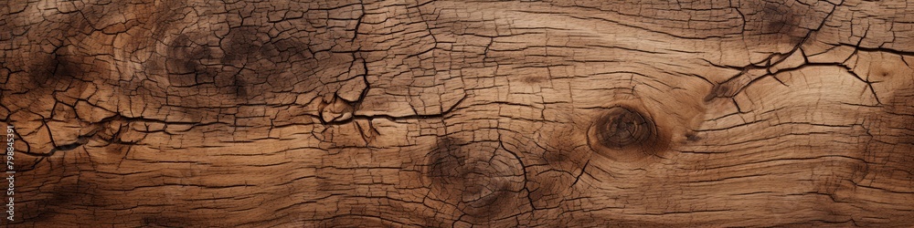 Fototapeta premium Exquisite Walnut Tree Bark Texture in Rich Brown