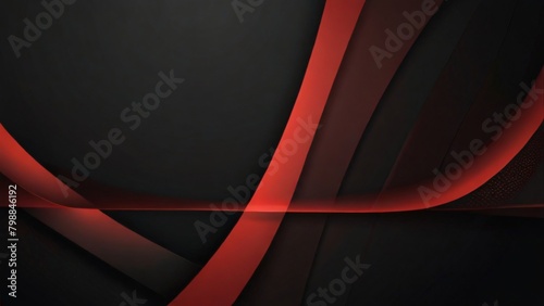 abstract metalic black and red background