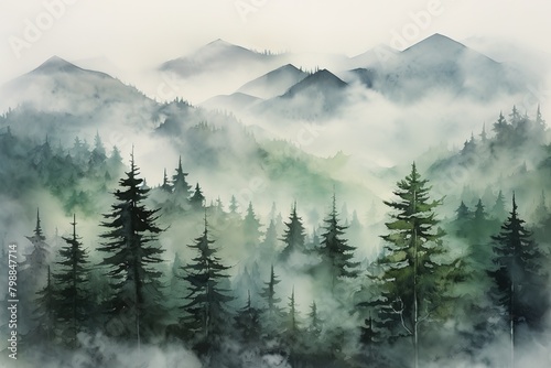 Abstract artistic background. Chinese wind wallpaper  ink wash  new Chinese style  landscape painting 