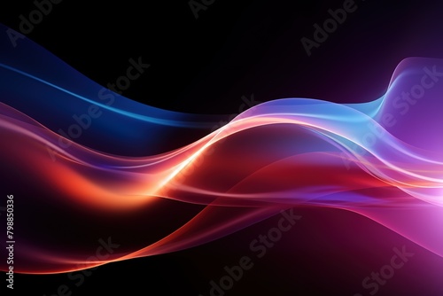 Abstract background with colorful lines, in the style of glowing lights, vibrant, bright backgrounds.