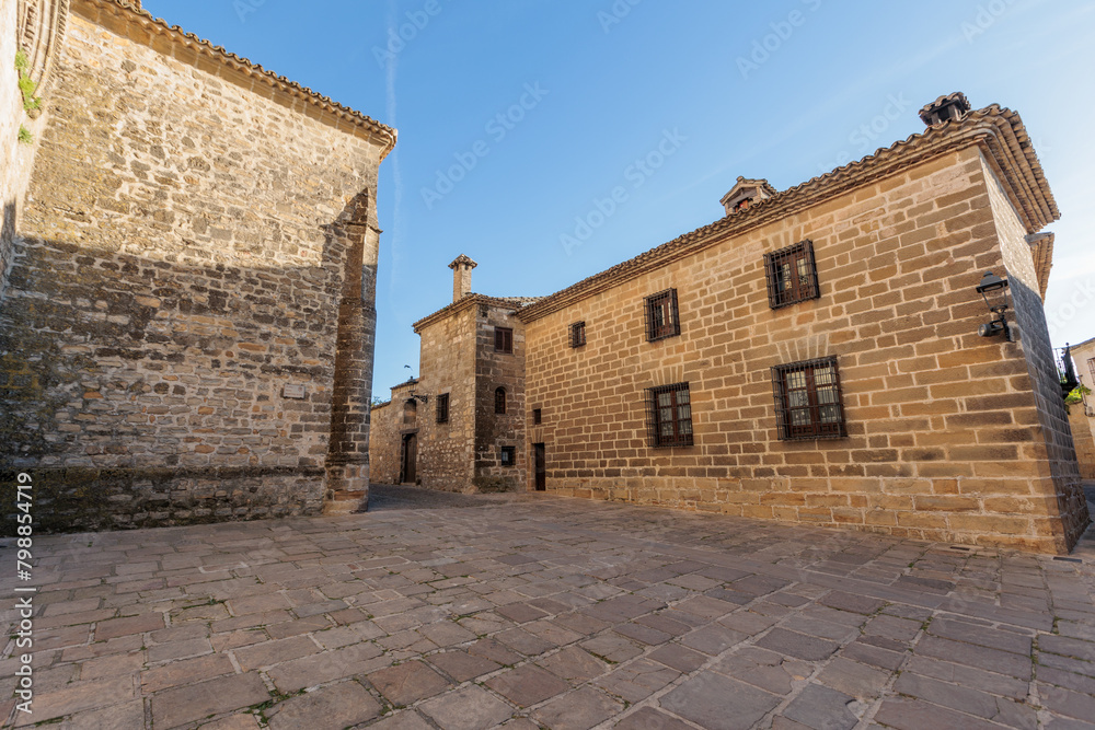 Fototapeta premium beautiful streets and old buildings in the city, which remain in a very good state of conservation