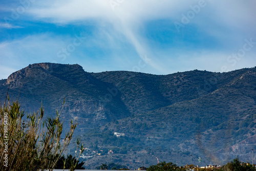 beautiful mountain landscapes and spectacular greenery in the Malaga area