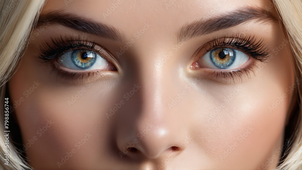 Bionic Beauty Close up of a stunning robot woman with sleek aerodynamic features a platinum Bionic Beauty Close up of a stunning robot woman with sleek aerodynamic features a platinum