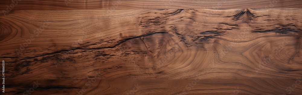 Fototapeta premium Exquisite Walnut Tree Bark Texture in Rich Brown