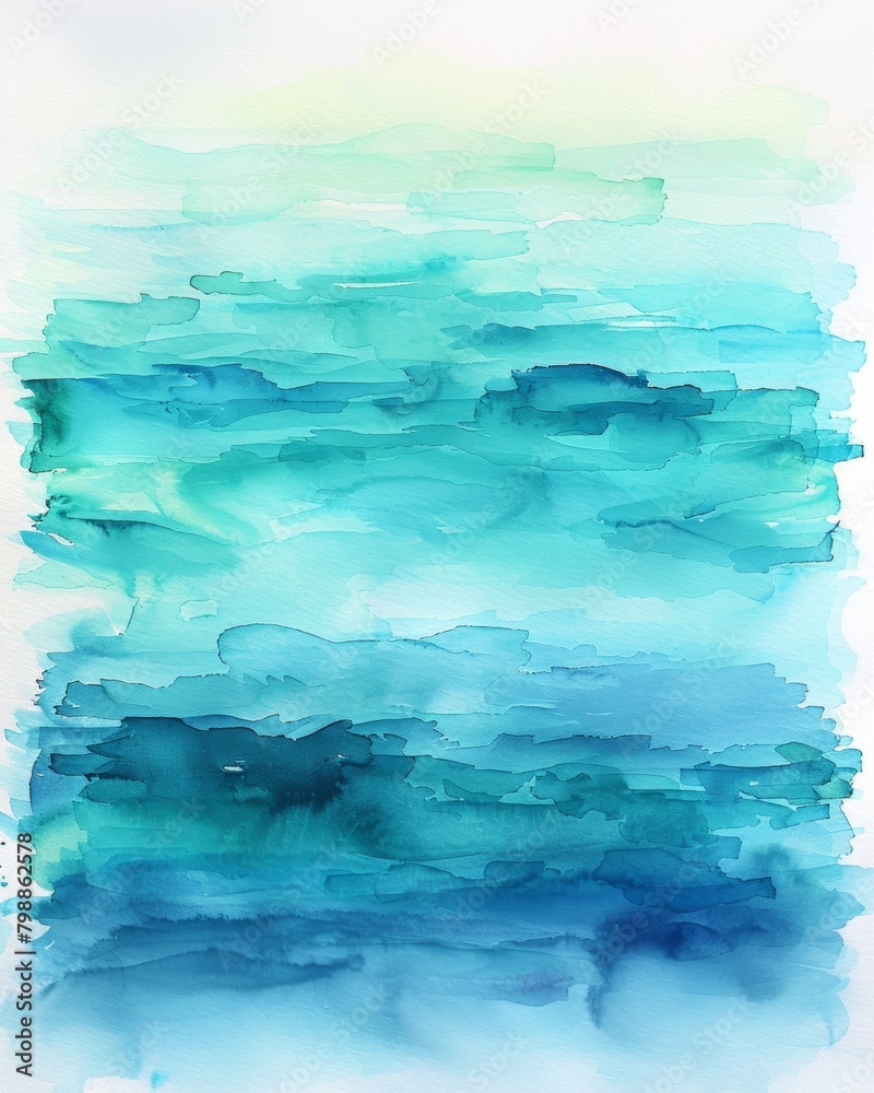 Tranquil Seascapes Watercolor Painting Tranquil Seascapes Watercolor Painting
