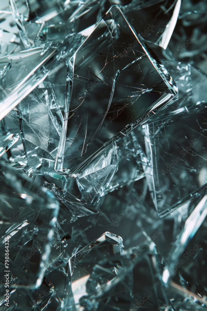 Shattered glass shards, featuring jagged edges and transparent fragments. Glass shard textures offer a dramatic and dynamic backdrop Shattered glass shards, featuring jagged edges and transparent fragments. Glass shard textures offer a dramatic and dynamic backdrop