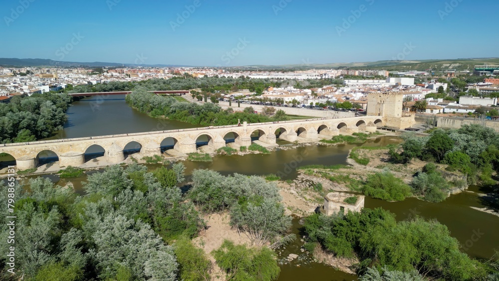 Aerial view of Cordoba, Andalusia. Southern Spain