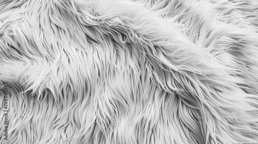 Soft white fur, textured background Soft white fur, textured background