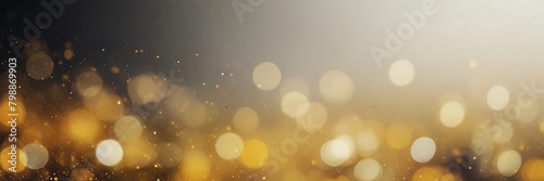 Golden Luxury bokeh background. Soft blur light effect wallpaper. Abstract background bokeh blurred photo