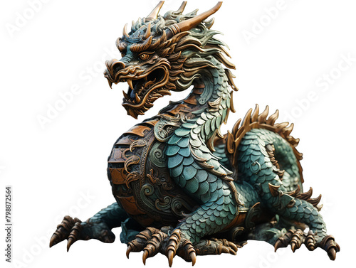chinese dragon statue © Hundez