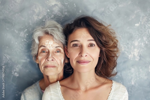 Treatment for upper lip wrinkle integrates with skincare solutions to address aging bone density loss and aging spectrum, comparing life stages with sophisticated aging visual age comparison.