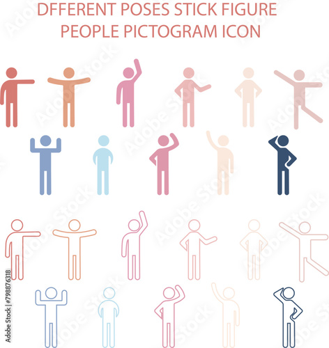 stick figure of a person, fitness, gym icon isolated, pictogram man doing exercises, human silhouette, sport symbol