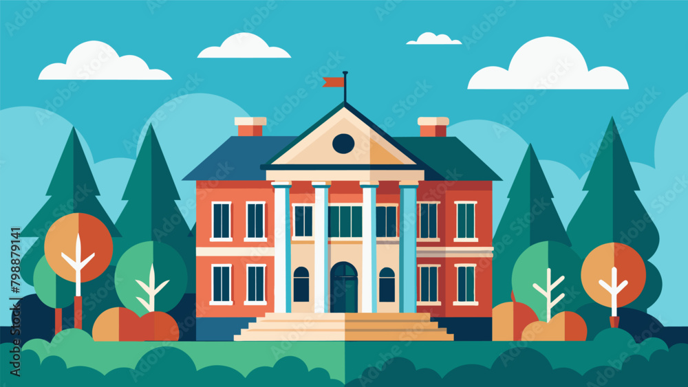 A grand mansion built from a lifetime of retirement contributions and sound investment strategies represents the financial freedom and stability