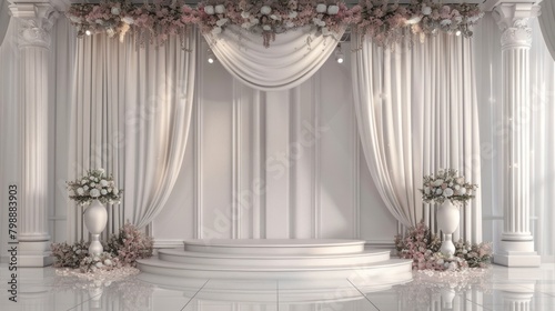 3d designs Wedding Backdrop simple minimalist luxury