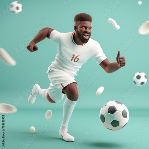 cartoon character of a youn...