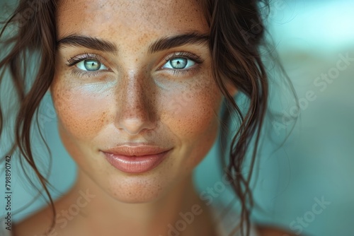 Young woman with natural be...