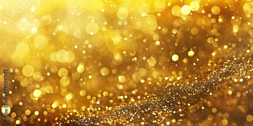 Shiny Golden Gradient Texture  Luxurious Gold Background for Wallpaper and Design