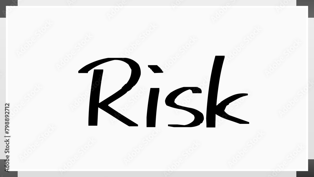 Risk のホワイトボード風イラスト Risk のホワイトボード風イラスト