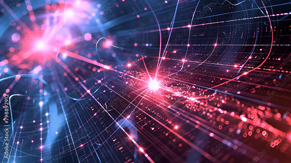quantum communication networks in the digital world a bright light illuminates the scene quantum communication networks in the digital world a bright light illuminates the scene